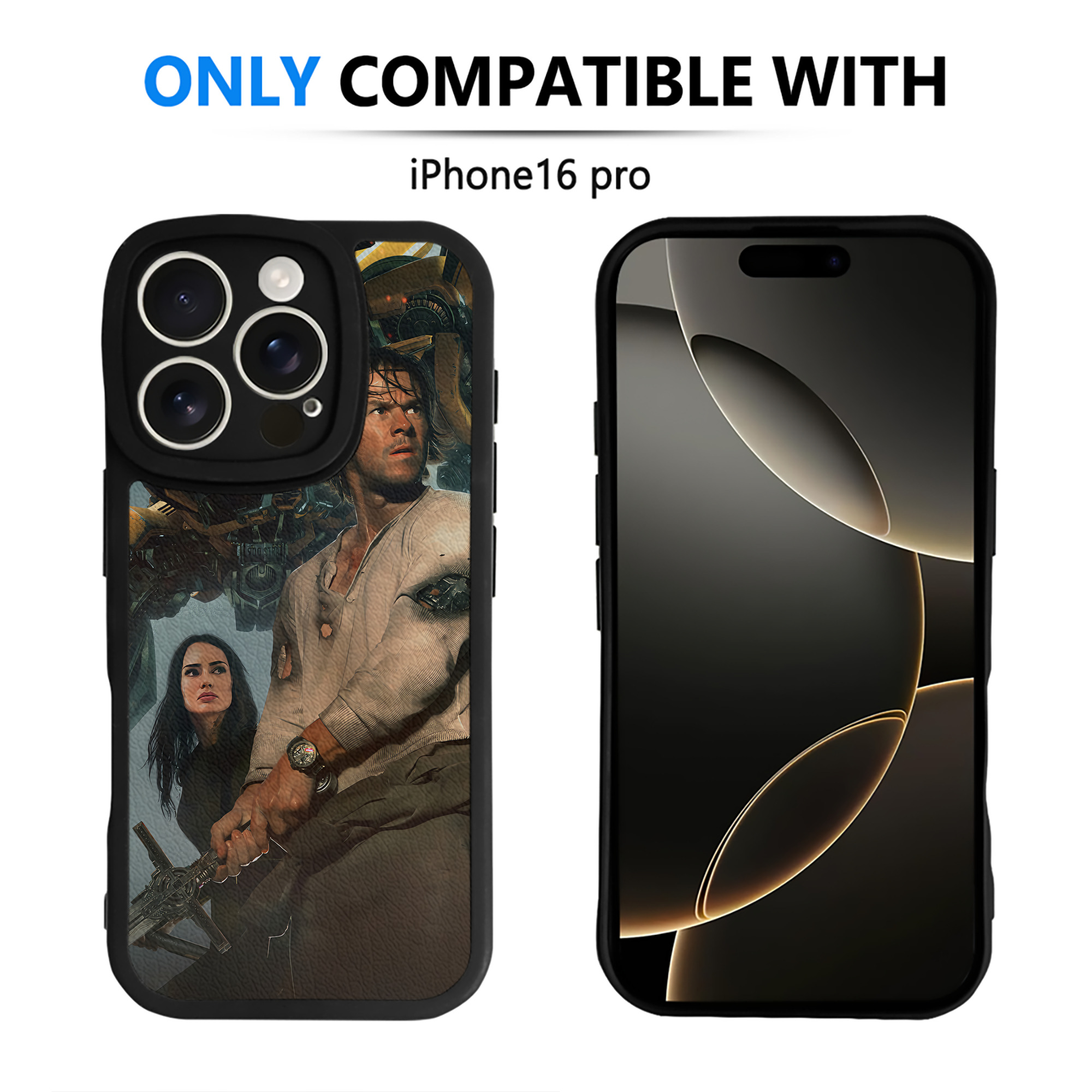（画像用） Transformers トランスフォーマー 【iPhone 16シリーズ対応】シリコンスマホケース（レザー調） 材質：シリコン